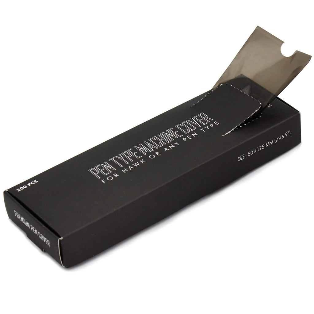 Tattoo Pen Covers - Denergy 200pcs Tattoo Pen Machine Bags Disposable Cartridge Tattoo Machine Sleeves Bags Pen Type