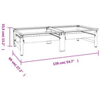 vidaXL Washing Machine Stacking Kit with Pull-Out Shelf