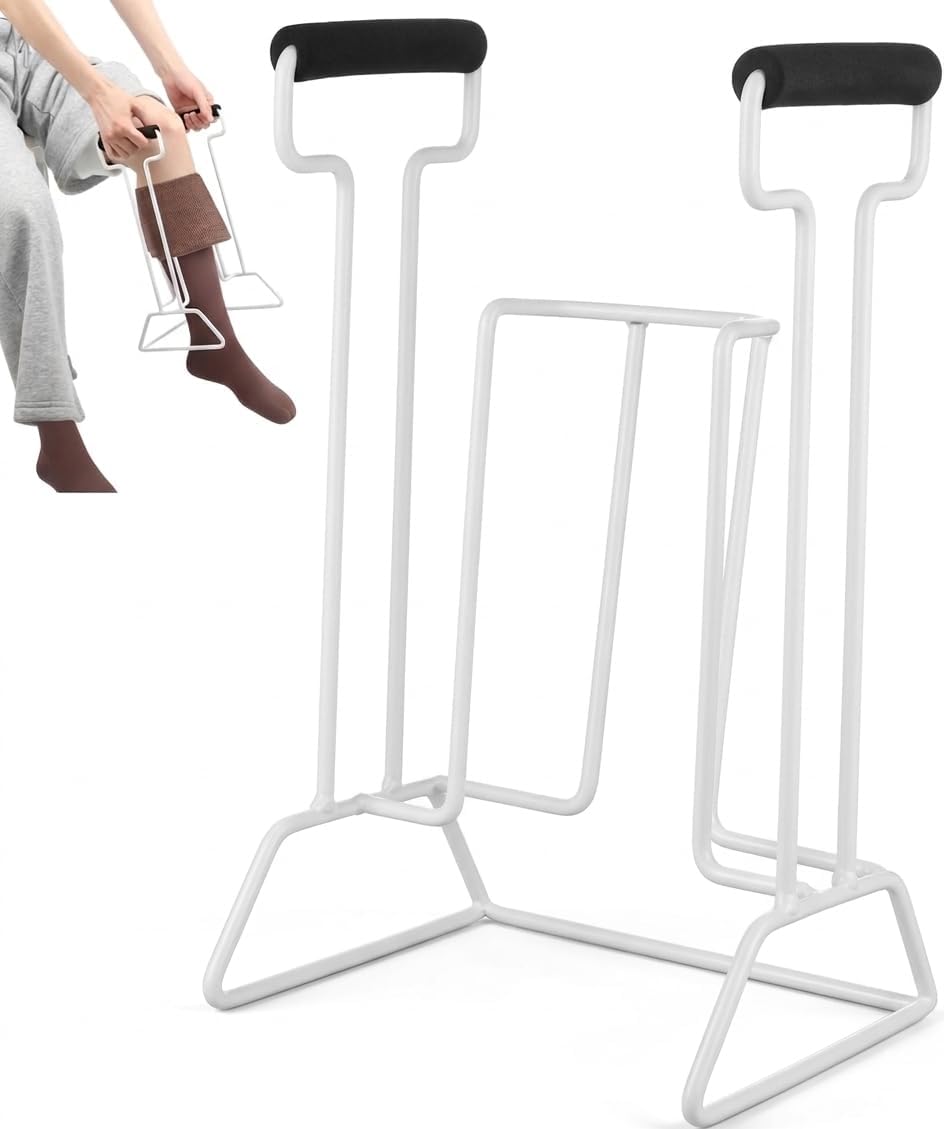 Stocking Donner for Compression Socks, Metal Sock Aid Tool