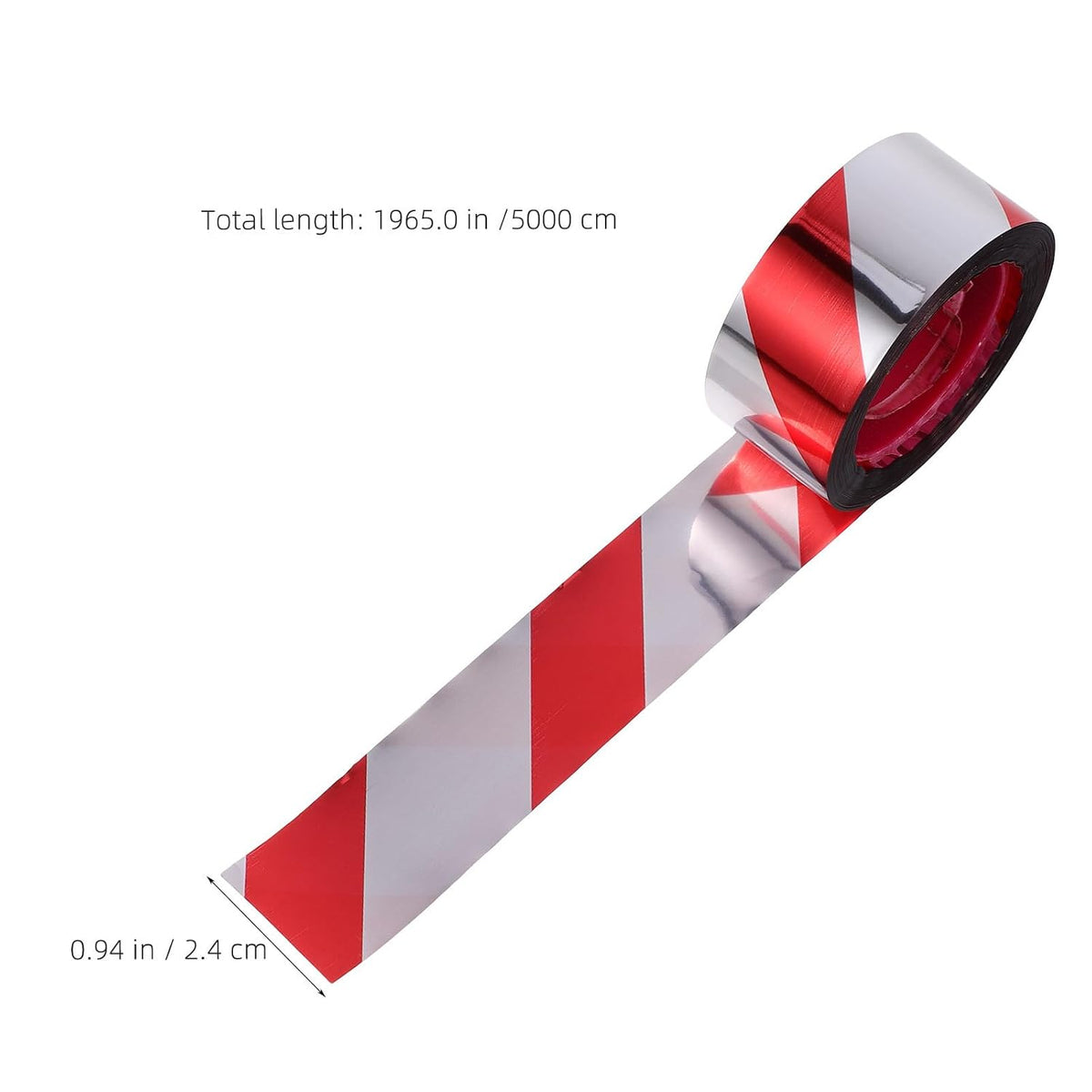 Caution Safety Warning Tape Roll, Floor Marking Barrier 2.4cmx50m
