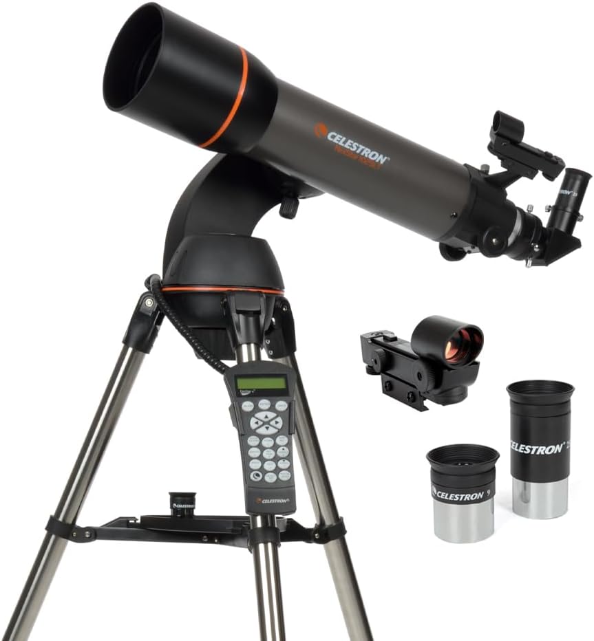 NexStar 102SLT Computerized Telescope - Compact and Portable – Refractor Optical Design - SkyAlign Technology