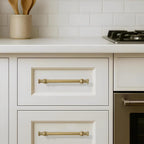 1 Pack 18inch(457mm) Hole Center Appliance Pulls Champagne Bronze Cabinet Pulls Solid Heavy Duty Pull Cabinet