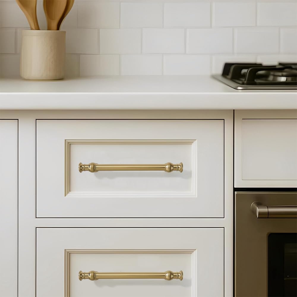 1 Pack 18inch(457mm) Hole Center Appliance Pulls Champagne Bronze Cabinet Pulls Solid Heavy Duty Pull Cabinet