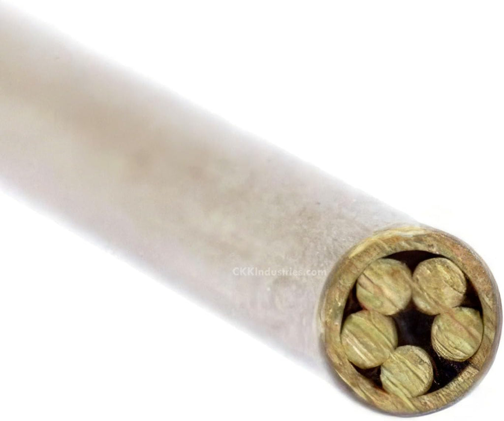Mosaic Pin - (0.125 (1/8) Inch Diameter) - (406BB) - (Brass Outer Material)(Brass Inner Material) - Decorative Knife