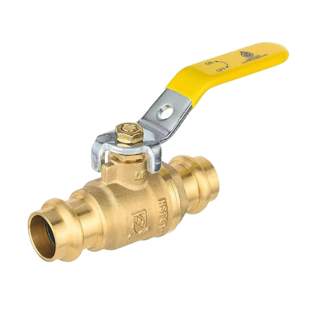 1Pcs EFIELD 1-1/4" Copper Press Ball Valve with EPDM O-ring(VALVE489-1)