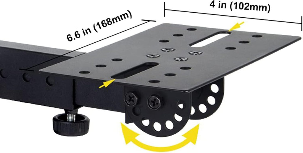 SPS-508 Speaker Wall Mount Stand, Rotatable Angle, Adjustable Swivel Tilt Speaker Mount Bracket, Home Surround Sound