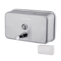 Commercial Soap Dispenser Wall Mount Stainless Steel, Horizontal