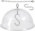 13 Inches Solid Clear PC Wobbly Squirrel Proof Baffle Deflector for Bird Feeder, Fit up 1.5 Inches + Pole/Post