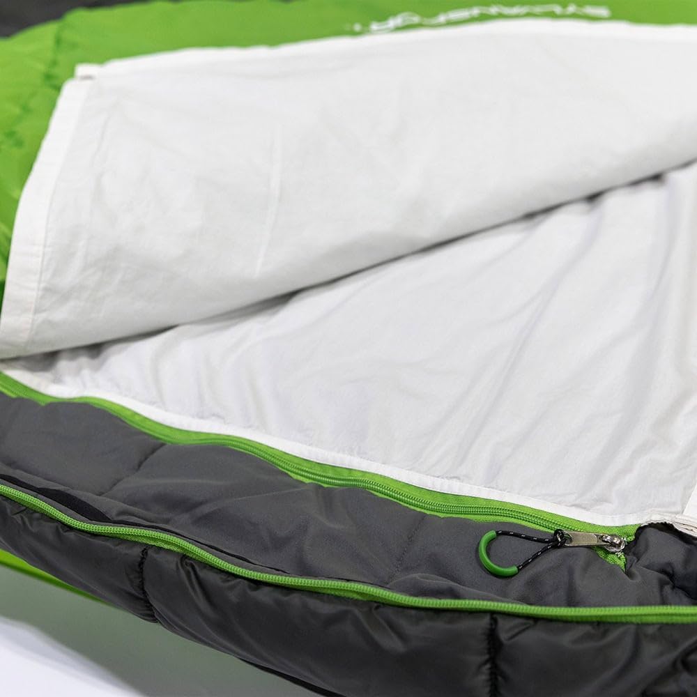 Cloud Layer Sleeping Bag for Adults - Adjustable Layers for 3-4 Season use - Integrated Cotton Sheet