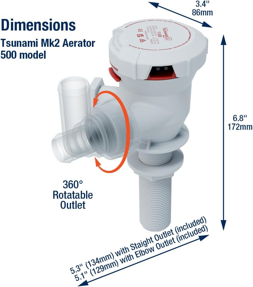 Attwood Tsunami MK2 Aerator Pump