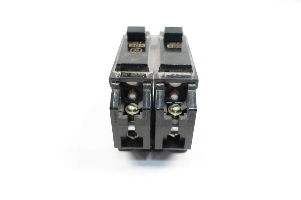 GE Magnetic Circuit Breaker THQL2120-2-Pole, Plug-in Mount, 20A 120/240V - Standard Size