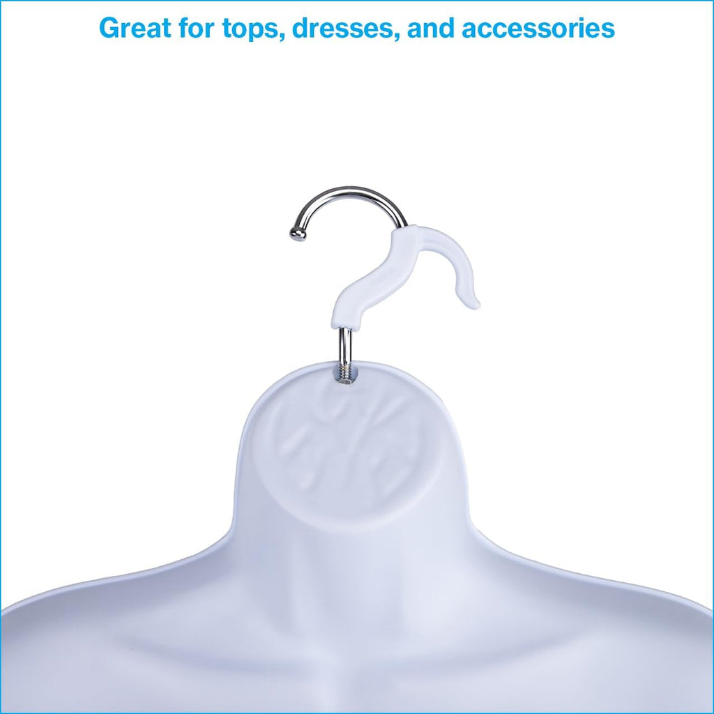 Female Mannequin Torso - Fits Women’s Sizes 5-10 - Molded, Shatterproof & White