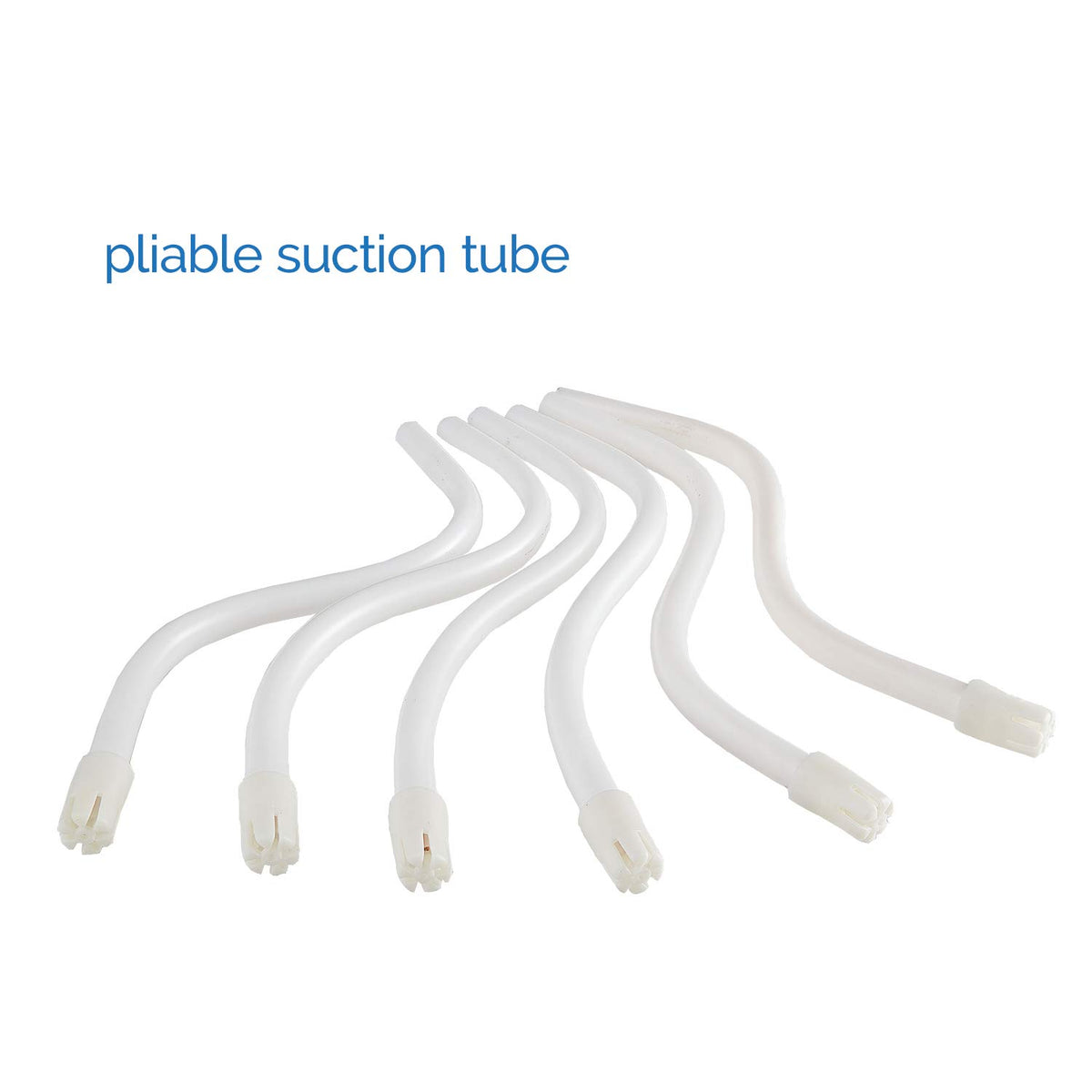 1000pcs Dental Saliva Ejectors, Disposable Suction Tips Flexible Tube