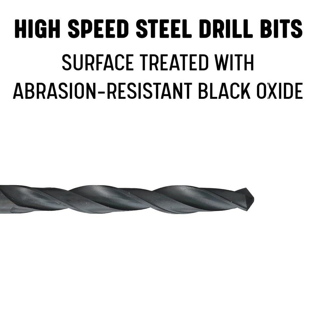 Drill America DWDTD99-1/2" 18 Piece Tap and Drill Bit Set, 6"