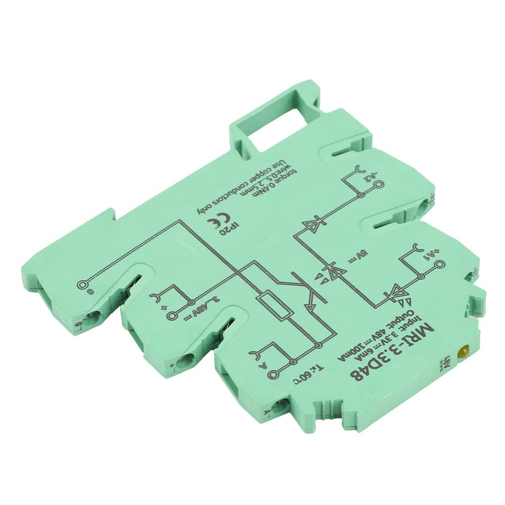 Optocoupler PLC Relay Module, 3.3V DC 6.2mm Ultra Thin