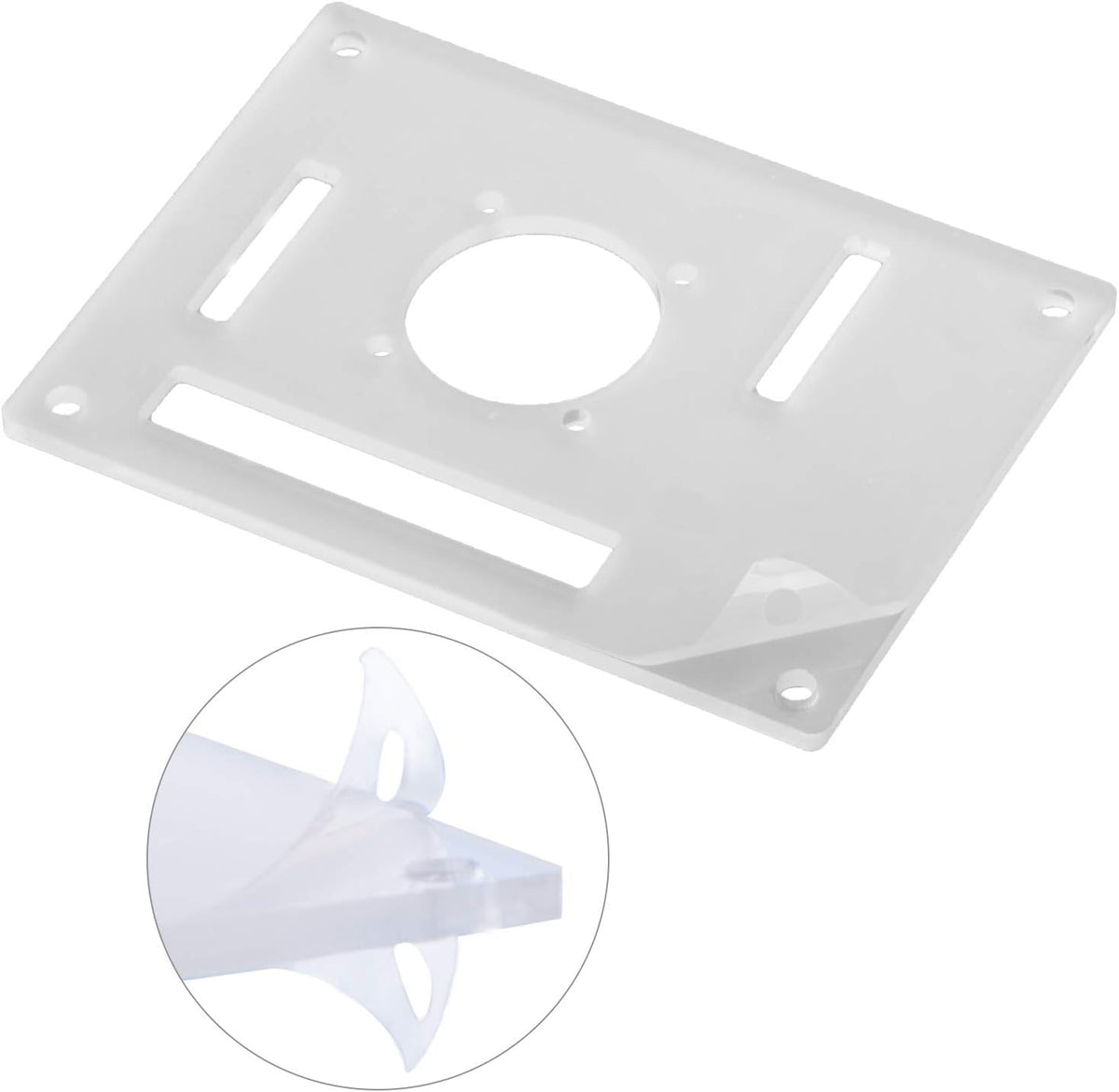 GeeekPi Acrylic Case for Raspberry Pi 4 Model B & Raspberry pi 3 Model B+, Pi Case with Cooling Fan and 7PCS Heatsinks for Raspberry Pi 4 Model B/Pi 3B+/ Pi 3B/ 2B (Clear)
