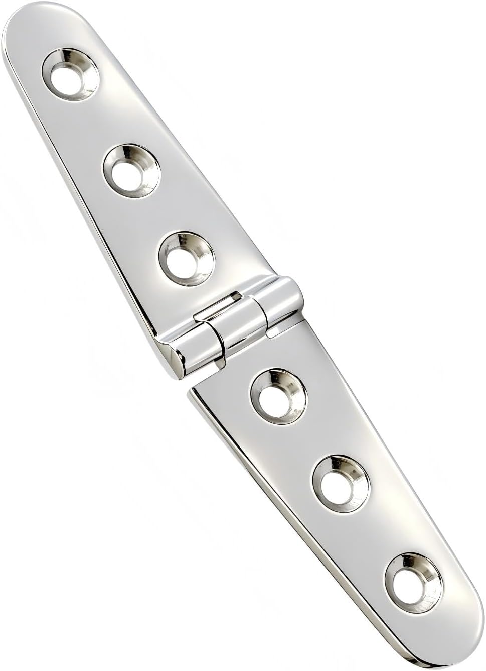 316 Stainless Steel Heavy Duty Marine Boat Strap Hinge, 6" 2 Pack