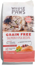 Grain-Free Dry Cat Food, Salmon & Pea Recipe, Enhanced with Fiber & Prebiotics, Indoor Formula, 3.5 lb