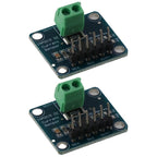 2Pcs INA219 I2C Interface, Bi-Directional DC Sensor, DIY Current Power Supply, Breakout Board Module Kit for Arduino Raspberry Pi, Blue