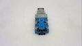 IDEC ASW3320 2 Normally Open Contacts, 2 Way Spring Return from Left and Right, 22 MM Diameter, 3 Position, KNOB Operator, SELECTOR Switch, TW Series