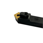 MSDNN616H12 CNC Turning Tool Holder, Solid, 20mm, 25mm, Tungsten Carbide Blade, Milling Tool, External Turning Tool, with 10-Piece Tungsten Carbide Blade SNMG120408 (MSDNN1616H12+SNMG120408-MA)
