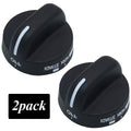 AMI PARTS 8273103 Range Control Knob Replacement Part, 2PACK Black