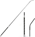 43'' Dressage Whip Lunge Whip for Horse, Elegant Spiral Handle