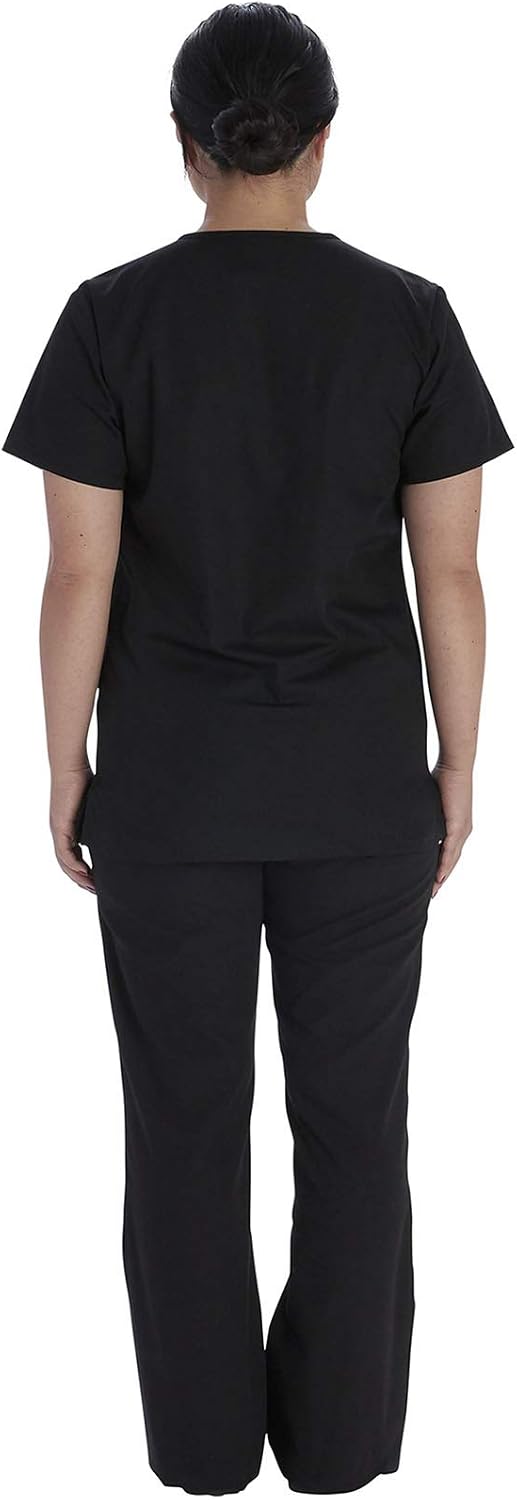 Unisex Scrub Sets V-Neck Top & Drawstring Pant