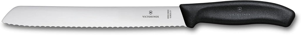 Swiss Classic 8.25 Inch Bread knife, Serrated, Black