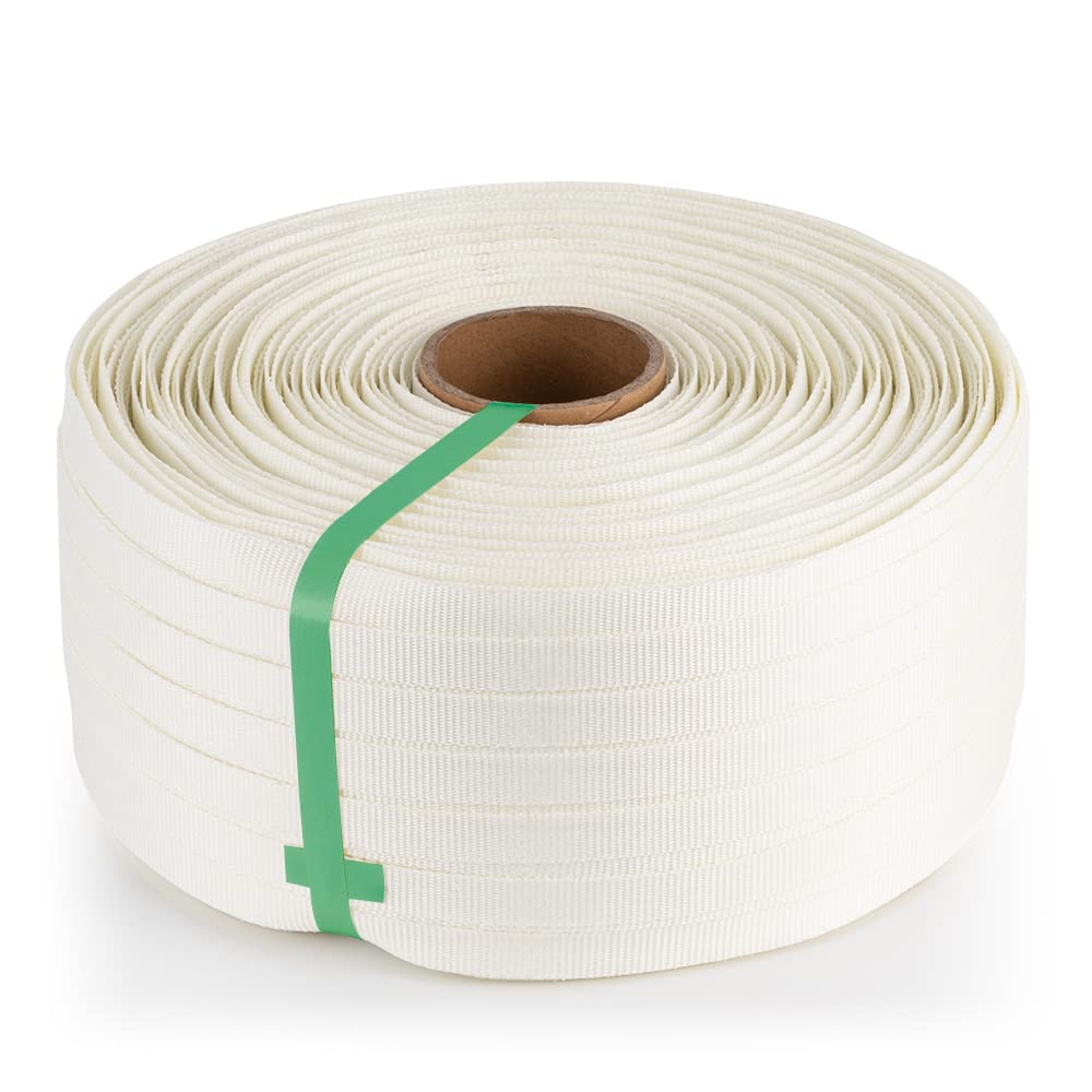 3/4" x 1640'(500m) Woven Cord Strapping Roll, 2500lbs