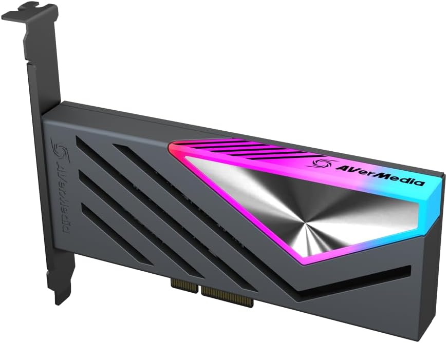 HDMI 2.1 Internal PCIe Capture Card for Streaming and Recording 4K60 with Ultra-Low Latency on PS5, PS4 Pro, Xbox