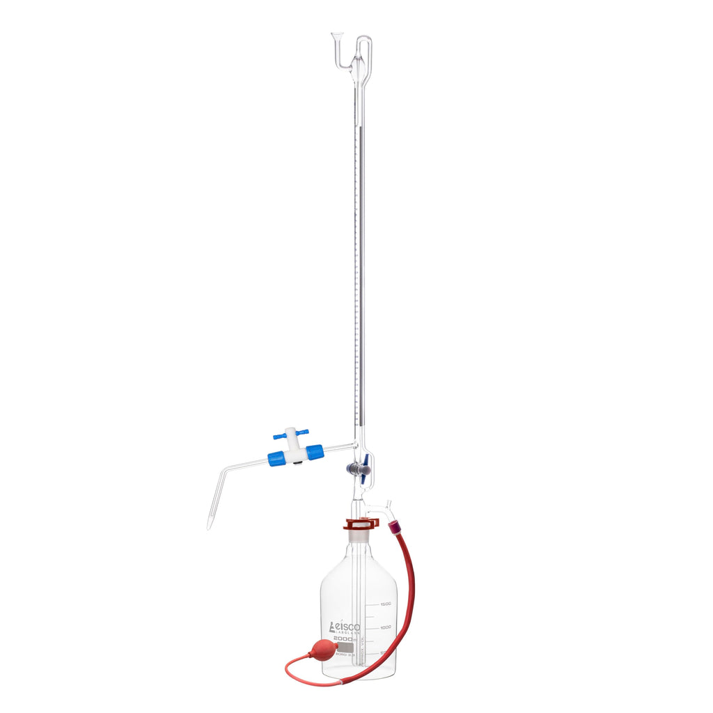 Automatic Zero Burette, 50ml - Class B - 34/35 Joint Size - 0.10±ml Tolerance, 0.10ml Sub. Divisions - 2000ml