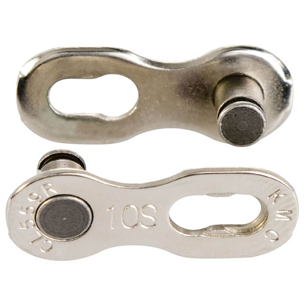 KMC Unisex's 10 Speed EPT MissingLink Joining Link, Dark Silver, 2 Pairs