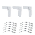 50 Screen Frame Corner 5/16".x 3/4".& 25 Window Screen Tension Spring Clips