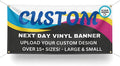 Custom Vinyl Banner - Vinyl Printed Personalized Banner Indoor & Outdoor Use for Display, Business, Events, Trade