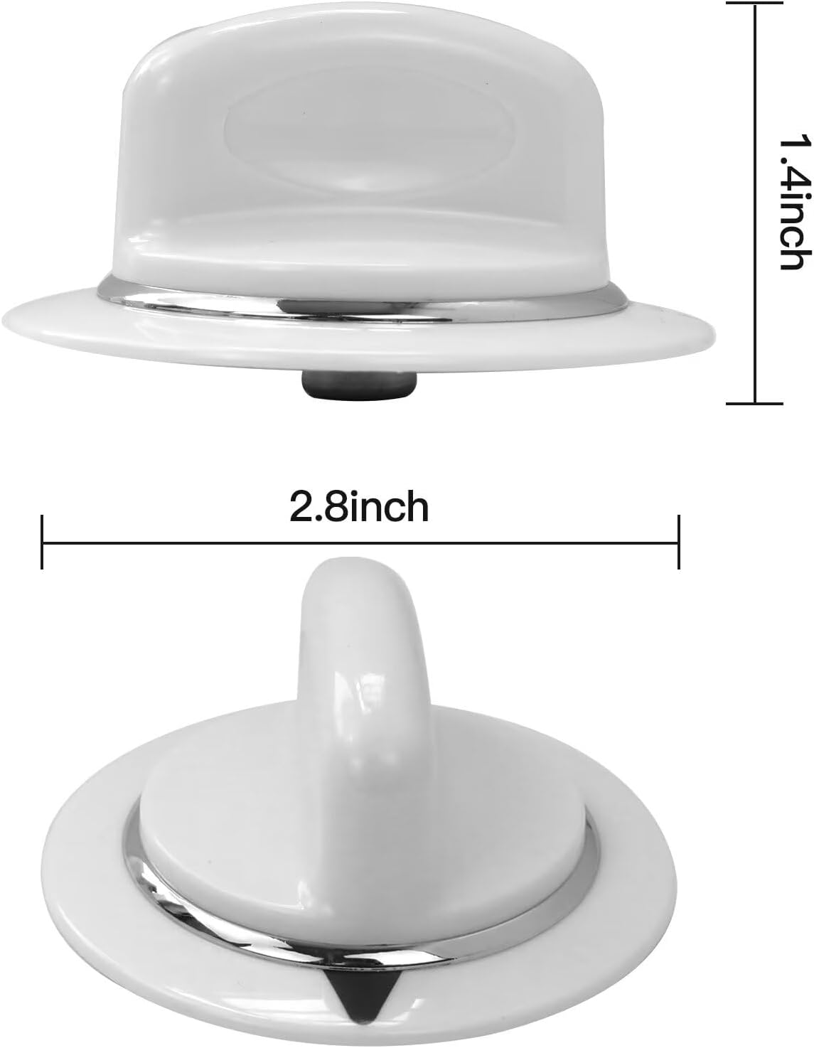 New WE1M654 Dryer Timer Knob with Metal Ring Compatible with Hotpoint HTDP120GD1WW HTDP120GD1WW HTDP120GD2WW HTDP120GD3WW HTDP120GD4WW, Replaces WE1M443, WE1M502, WE1M668