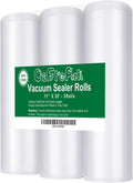3Pack Vacuum Sealer Bags Rolls 11"x20' for Food Storage