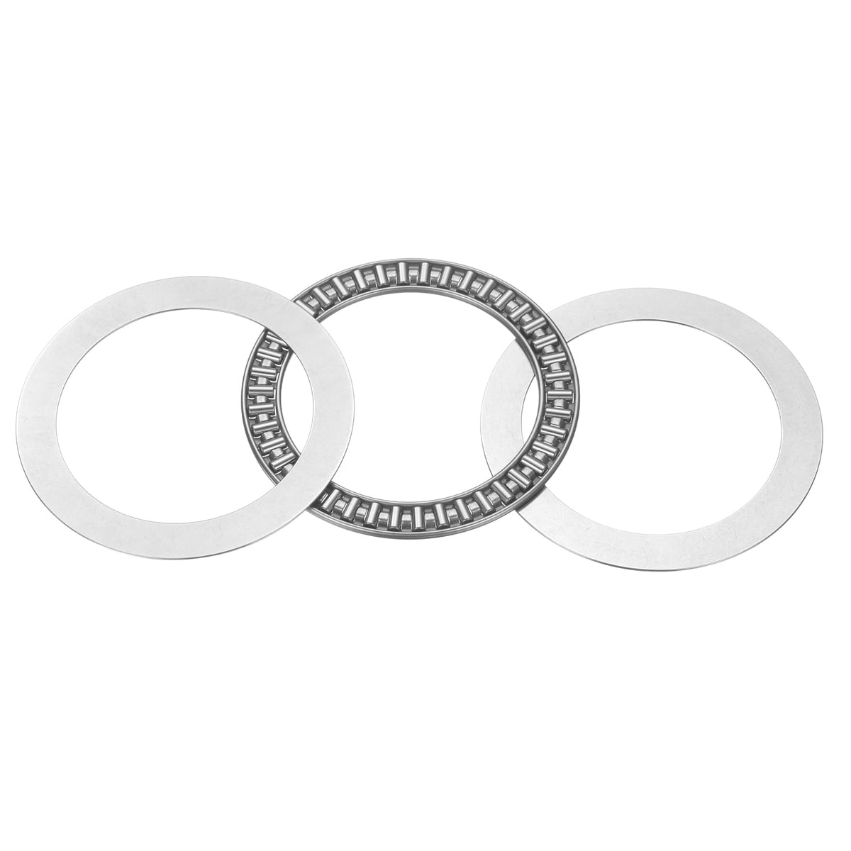 uxcell AXK75100 Thrust Needle Roller Bearings with Washers, ID 75mm