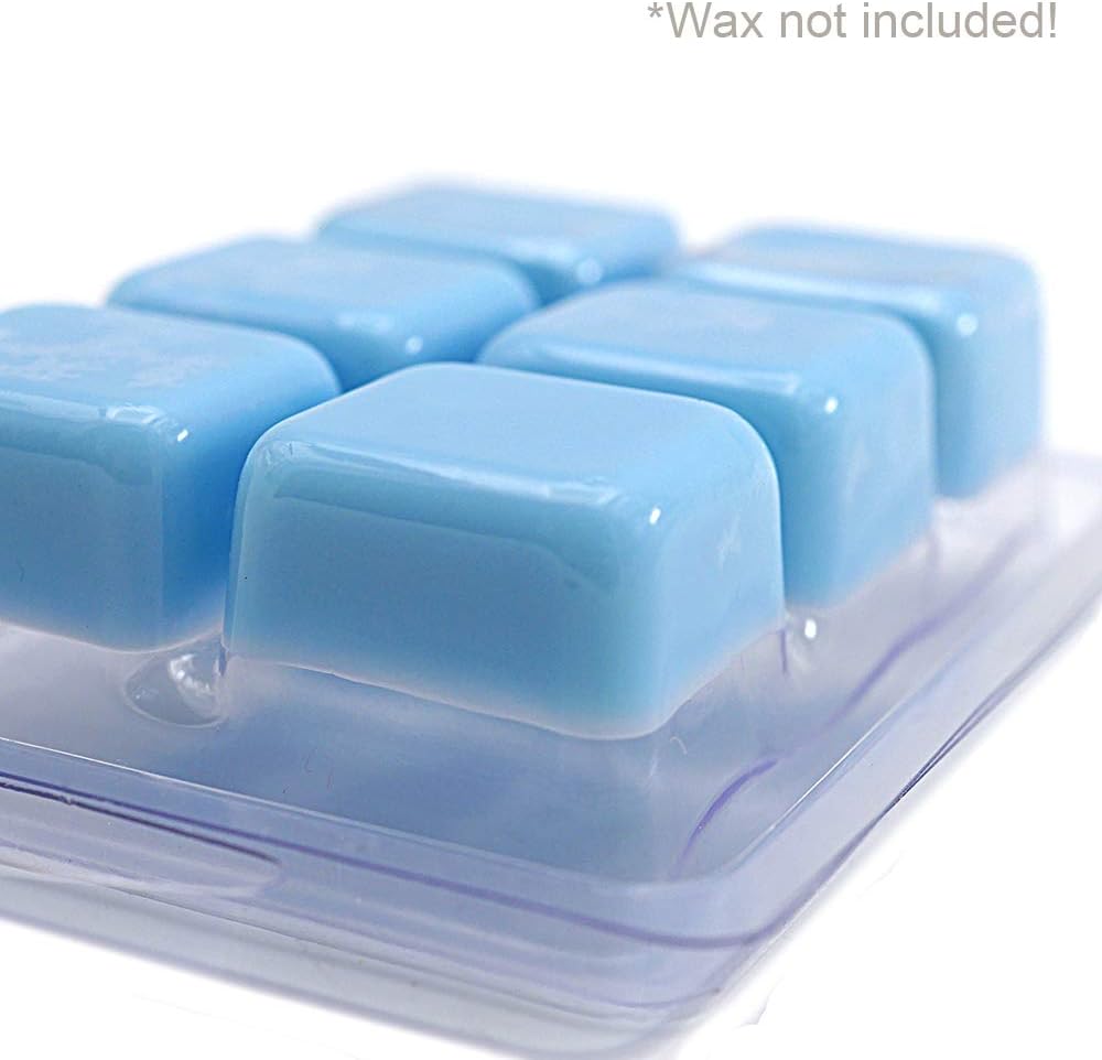 Wax Melt Molds 100 Pack Wax Molds Clear Plastic Wax Melt Clamshells