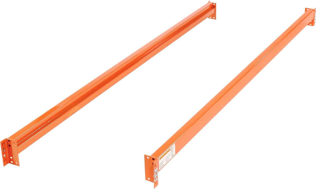 Unslotted Steel Pallet Rack Beam, 108"L x 5-1/2"H, 6420 lb. Cap., 2/Pack