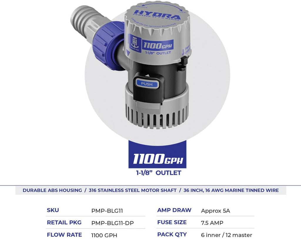T-H Marine Bilge Pump with Cartridge
