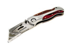 D-BKWH Quick-Change Folding Utility Knife - Wood Grain Handle, One Color
