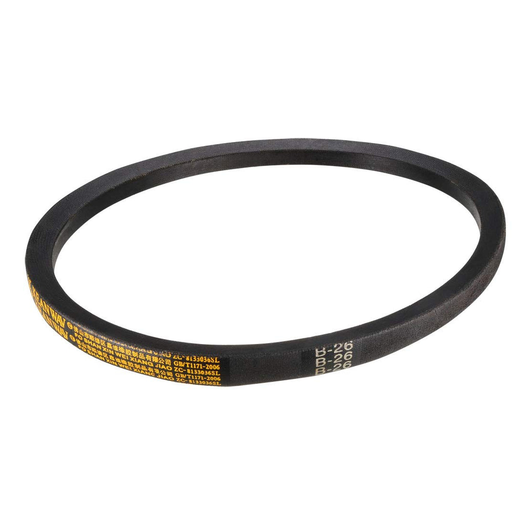 uxcell B-26 V-Belts 26" Inner Length, B-Section Rubber Drive Belt