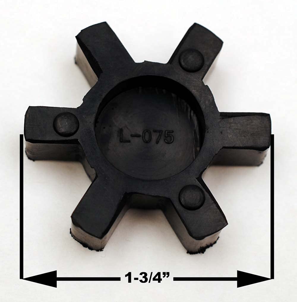 L075 Flexible NBR Rubber Spider Insert Fits L-075 Lovejoy Martin L-Jaw Coupling