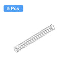 5Pcs Compression Spring 304 Stainless Steel 5mmOD,0.5mmWD,40mmFL