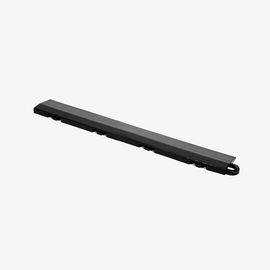 Edge Pieces for Nitro Interlocking Garage Floor Tiles | Ramped Edges for Our Plastic Floor Tiles to Build Smarter