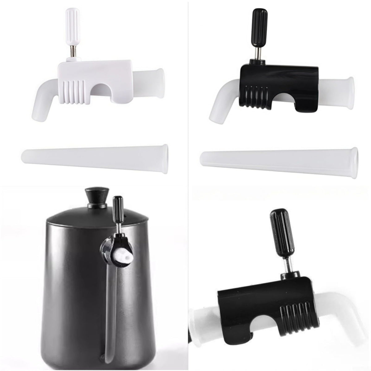 JKIFKSP Adjustable Flow Control Valve for Gooseneck Coffee for Kettle