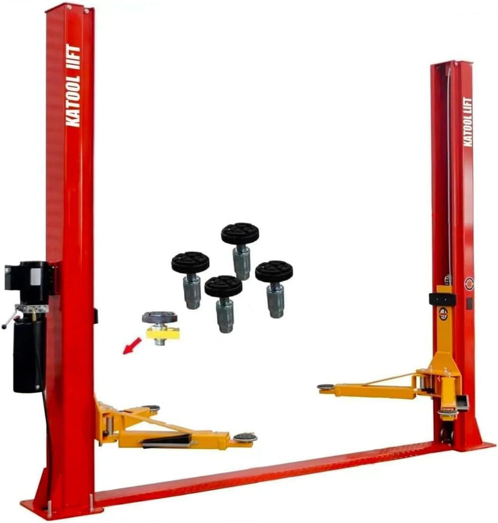 KT-H100 2 Post Lift 10,000 lb Capacity 220V Double S Design Two Post Lift for Cars and Trucks (KT-H100Y)