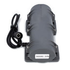 24V DC Motor 3800rpm Strong Vibration Industry Mini Motor with Sturdy Plastic Shell for Massage Bed Chair Medical Instruments (24V Motor+Power)