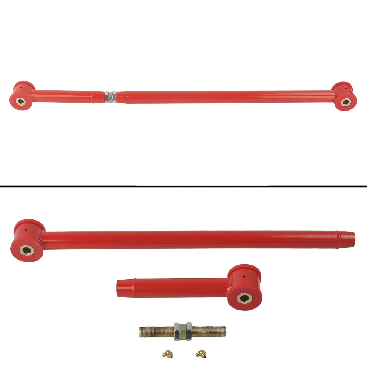 5PCS Adjustable Rear Upper & Lower Control Arms Kit and Panhard Track Bar